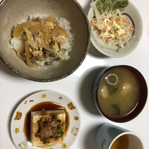 ニラ醤油！冷奴のせ♪